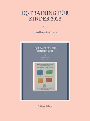cover image of IQ-Training für Kinder 2023